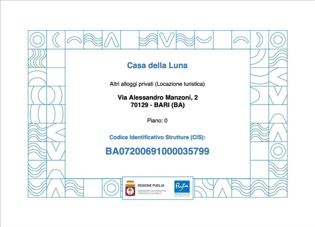 Casa Della Luna Bari Exteriér fotografie
